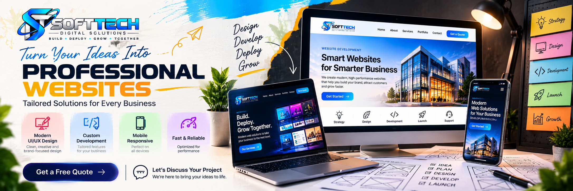 SoftTech professional web development