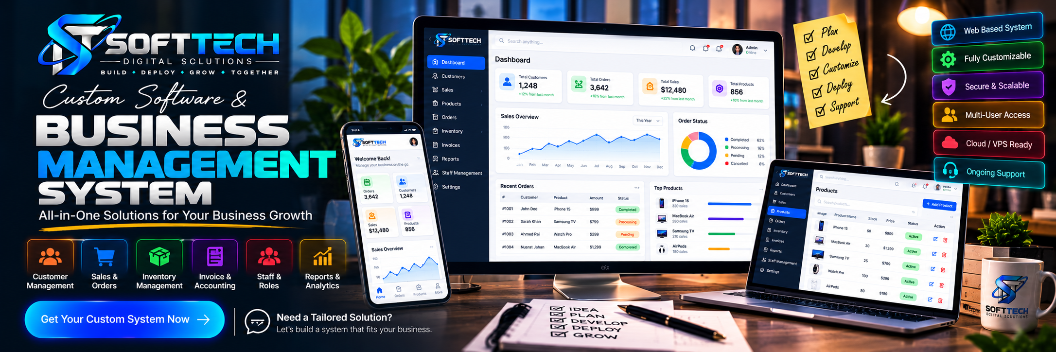 SoftTech business management solutions